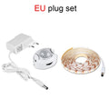 Motion Sensor LED Strip Light DC 12V Waterproof Under Cabinet Lamp For Bedroom Kitchen Flexible LED Strip US EU Power Adapter