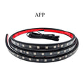 12V/24V Truck LED Flowing Light Strip, Multicolor Chase Flowing Ambient Light, Suitable for Trucks/Vans