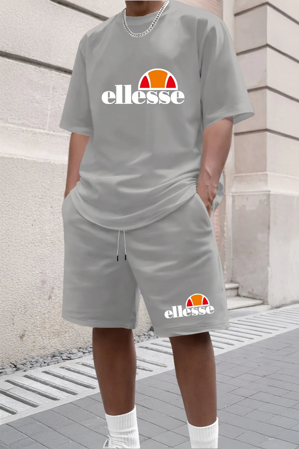 Men's Casual Summer T-Shirt & Shorts Set