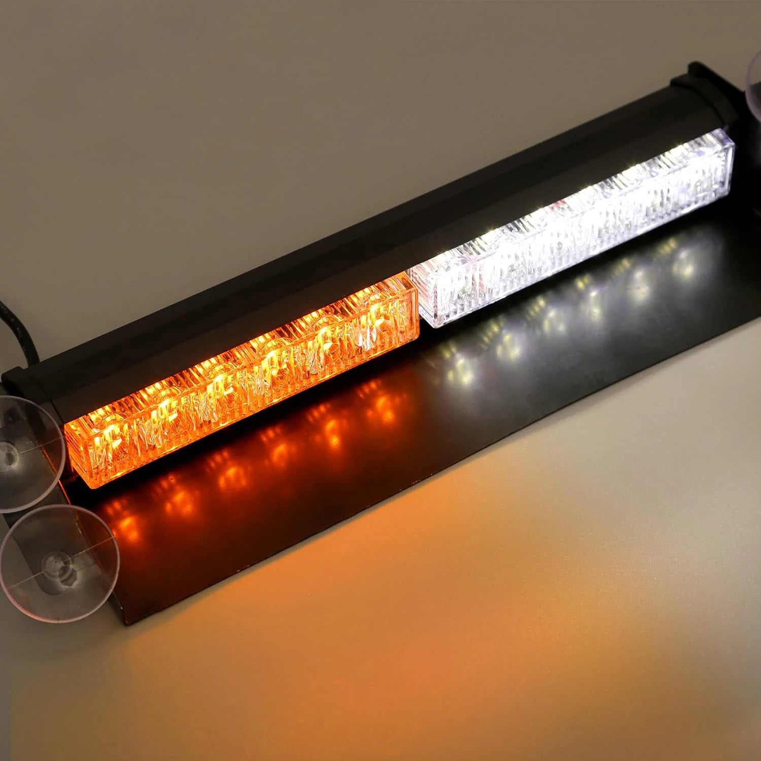 12 LED Car Police Lights Strobe Light Emergency Signal Lamps Light Auto Truck Flashing Windshield Flash Warning Light