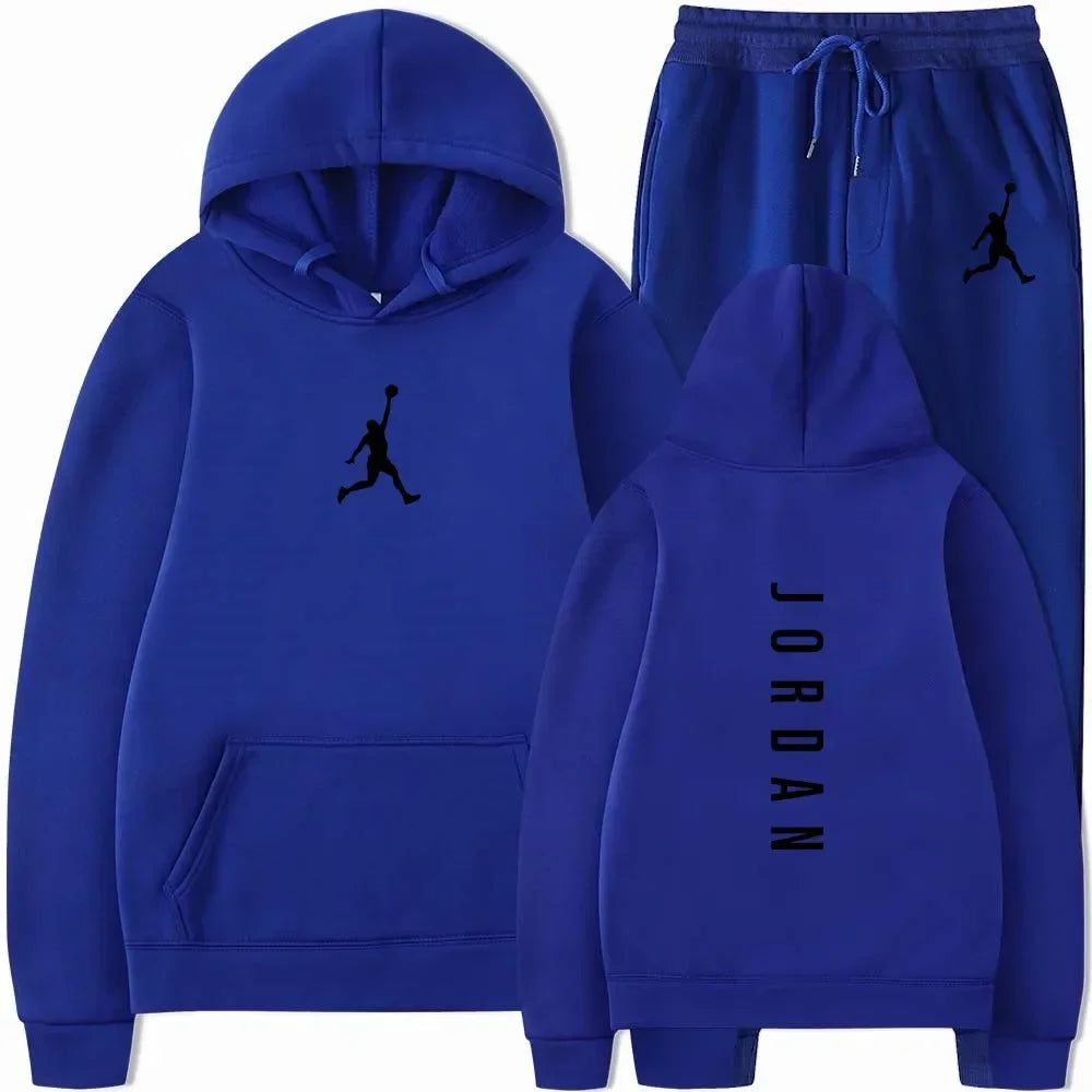 2026 New Men's High Quality Sportswear Set Spring Autumn Fashion Casual Sweatshirt And Sweatpants Two Piece Tracksuit For Fitnes