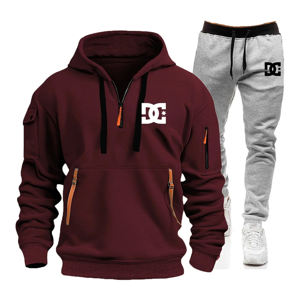 Men's Hoodie Sets for Autumn and Winter Featuring Casual Fashionable Comfortable and Personalized Jogging Suits and Sport Pan