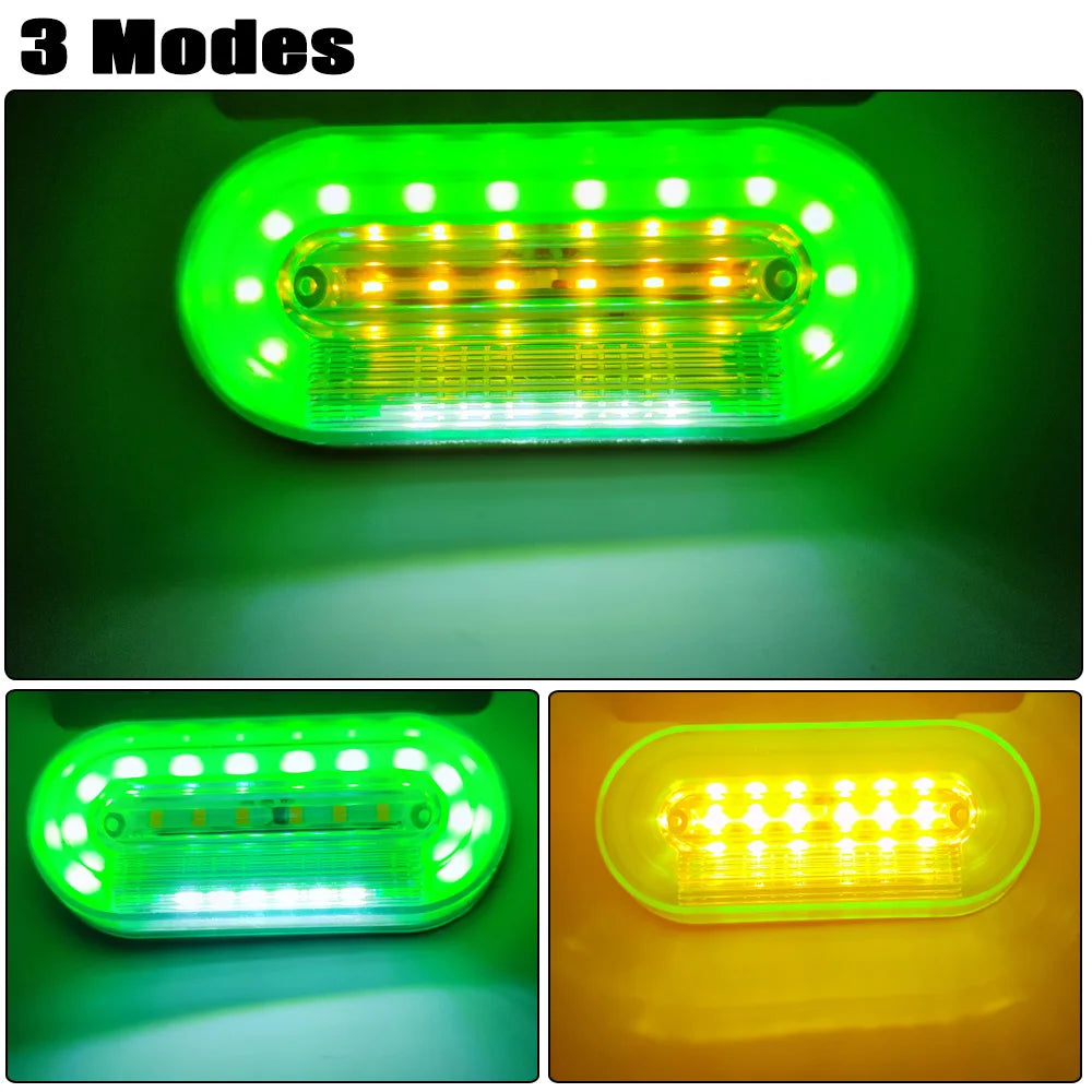 4pcs 24V LED Marker Lights Trailer Camion Clearance Lights for Volvo Truck Side Lights Cargo Lamp Lorry Tractor Turn Signals