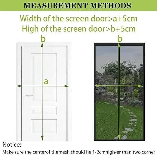 Magnetic Screen Door Anti Mosquito Screen Door Anti-Mosquito Net Fly Insect Screen Mesh Automatic Closing Easy Installation