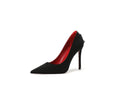 2026 New Women's Shoes Luxury Metal Decoration Pointed Tip High Heels for Woman French Casual Shoes Designer Shoes Zapatos Mujer