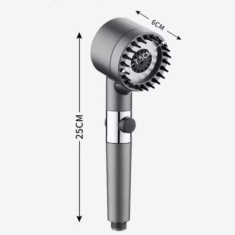 Shower Head Shower Filter with Four Modes Bathroom Accessories Head Massage Shower Accessories Shower Knobs Home Furnishings