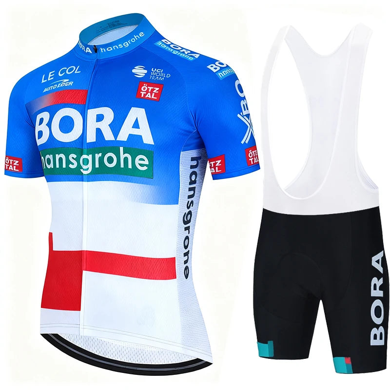 Jersey Sets Cycling Clothing Men 2026 Mtb Male Uniform UCI BORA Man Maillot Men's Shorts Set Mallot Summer Bike Clothes Suit Bib