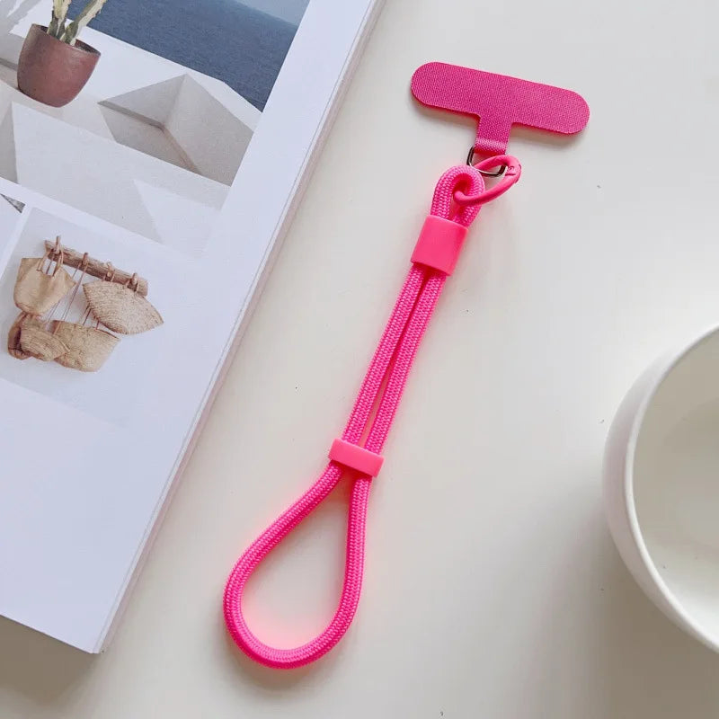 Mobile Phone Adjustable Short Lanyard Universal Colorful Hand Wrist Straps Rope For Cell Phone Case Accessories Anti-Lost Straps