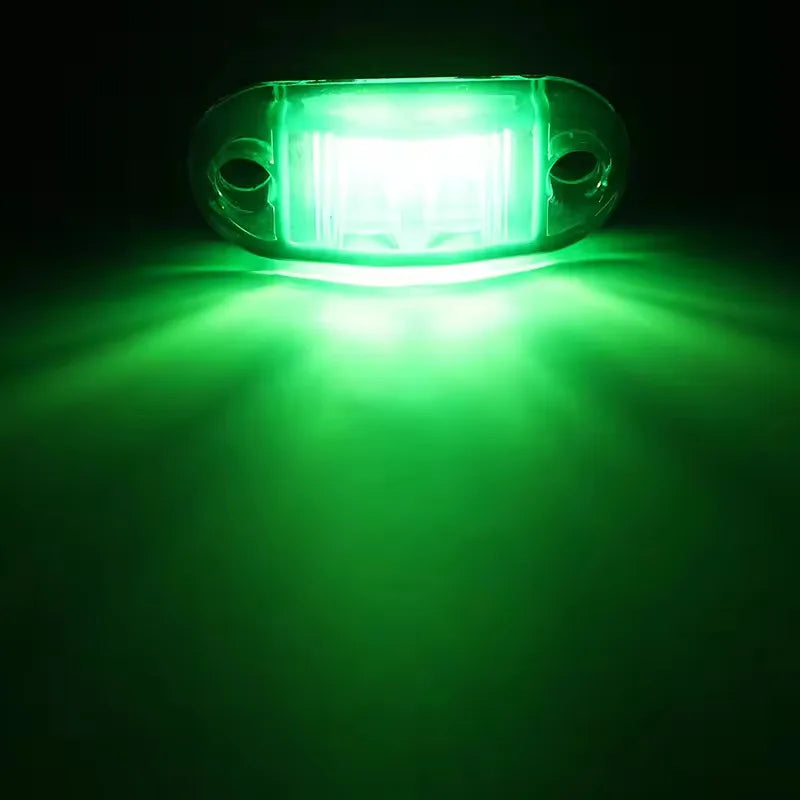 2PCS 12V 24V Truck Daytime Running lights DRL LED Lamps Warning Lights Side Marker Light LEDs Diode Light for Trailer