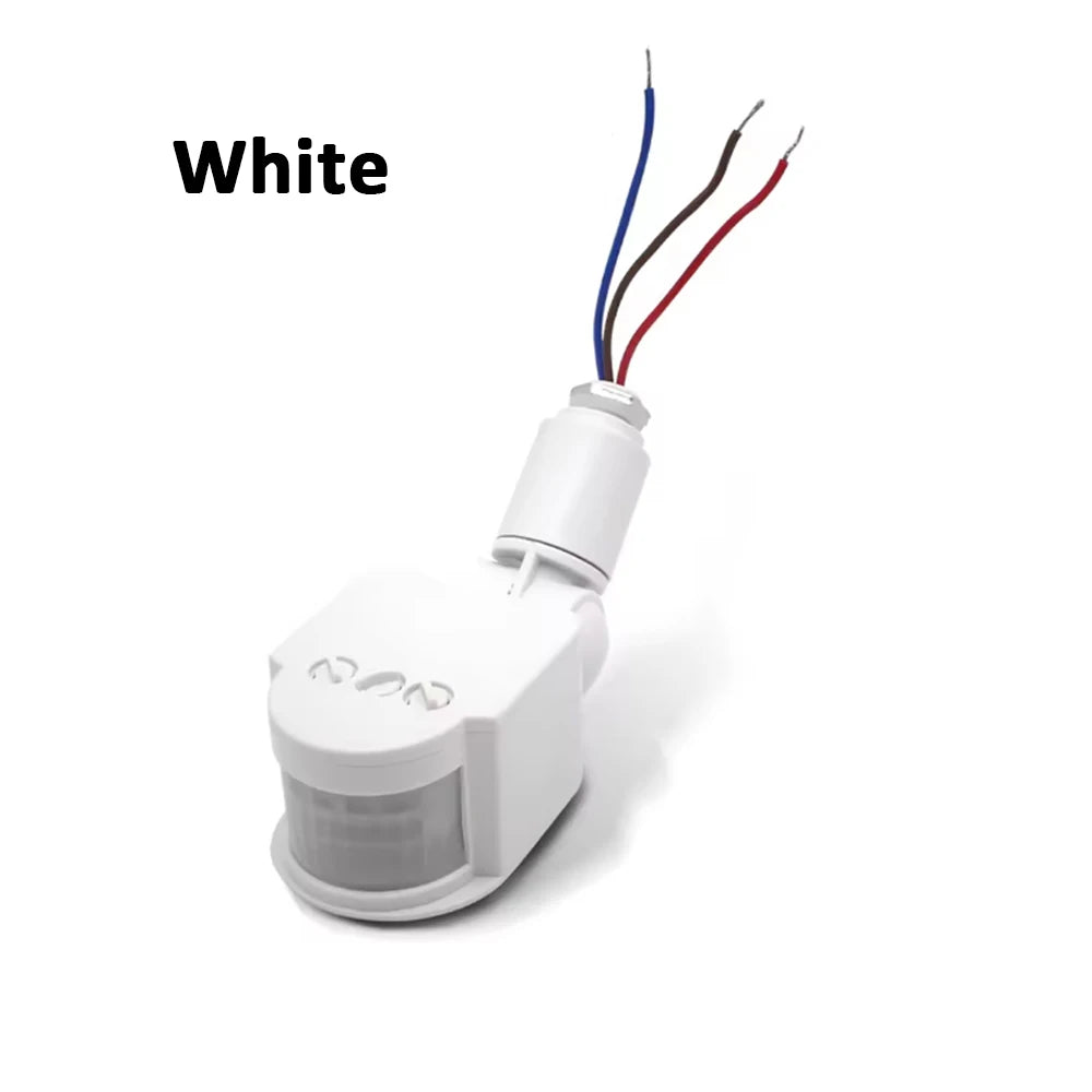 LED Motion Sensor 220V 110V 12V Automatic Infrared PIR Movement Detector Wall Mount Timer Outdoor 12 Volt Sensor Light Switch