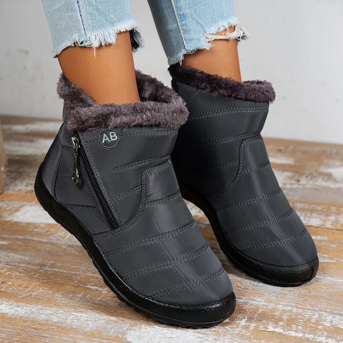 Womens Shoes Autumn Winter Snow Boots Waterproof Ankle Boots Outdoor Comfortable Shoes for Women Free Shipping Shoes