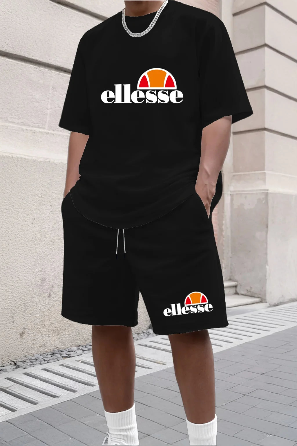 Men's Casual Summer T-Shirt & Shorts Set