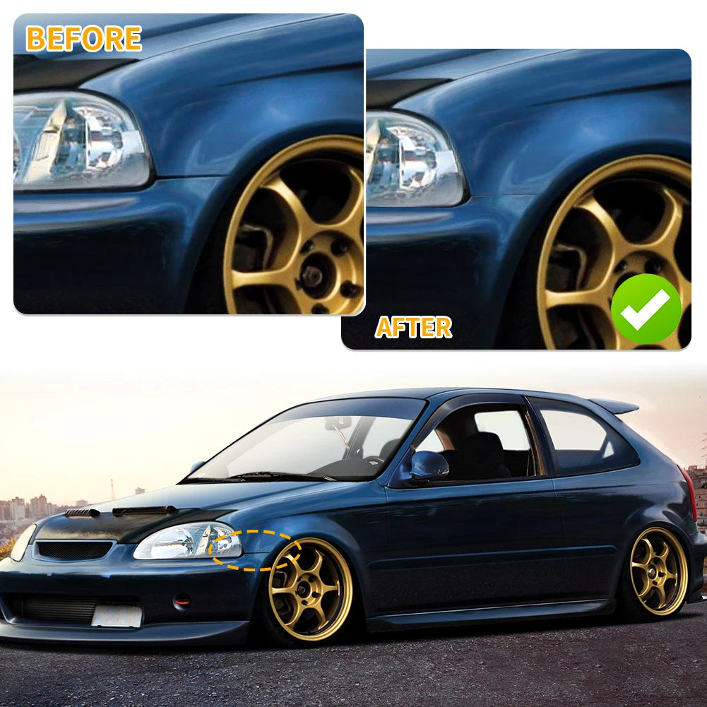 For Honda Civic 96-00 EK Hatchback Coupe With Hardware Hatch Front And Rear Bumper Lifts Car Accessories