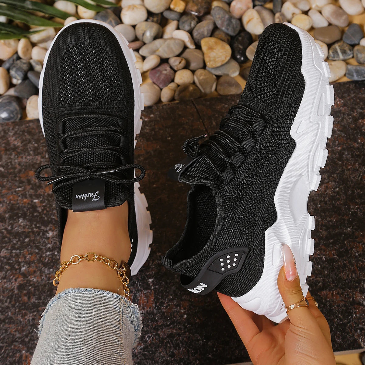 Women's shoes  Solid-colored strap versatile single shoes casual sneaker women's summer sneakers sale shoes with free shipping