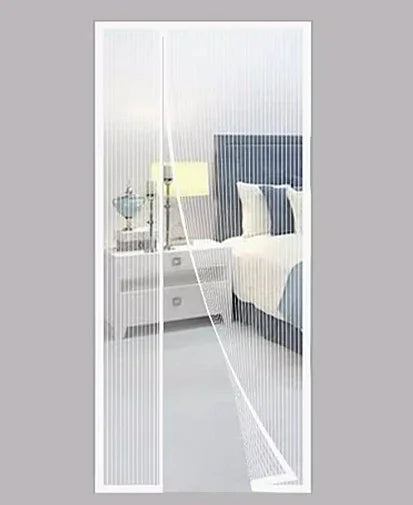 Magnetic Door Screen Custom Size Mosquito Net Curtain Fly Insect Automatic Closing Invisible Mesh For Kitchen indoor living room