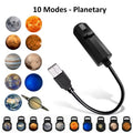 LED Star Galaxy Projector — Moon & Earth Wall Decor Night Light