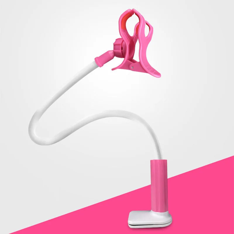Universal Mobile Phone Clip Stand Flexible Holder Portable 360° Desktop Cell Phone Bracket For iPhone Xiaomi Huawei Accessories