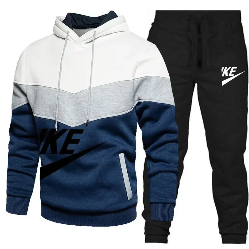 Men's Fleece Zip Hoodie & Jogger Tracksuit