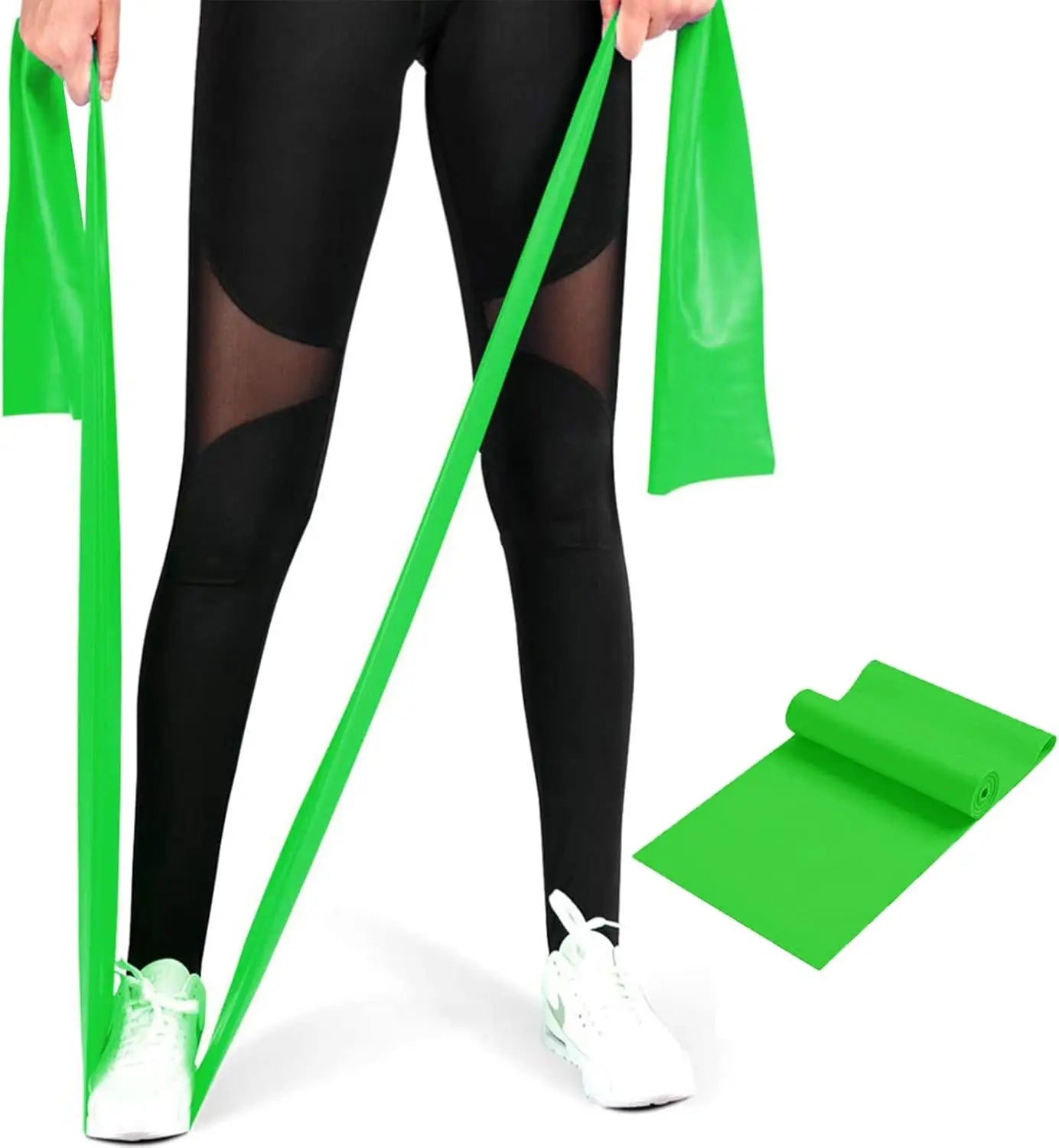 Yoga Resistance Bands Set TPE Elastic Band Exercise Workout Recovery Fitness Yoga Pilates Rehab Strength Training