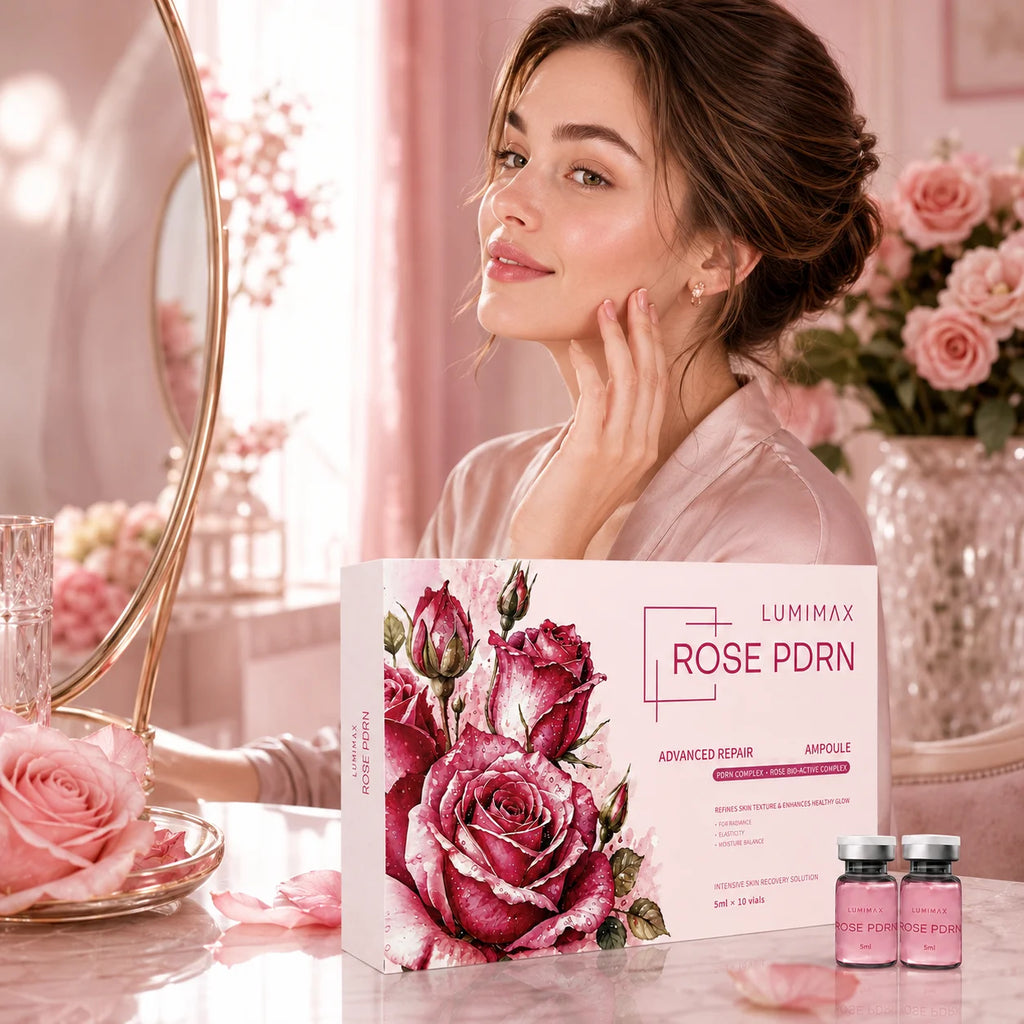 Korean Skin Care ROSE PDRN Serum Pink PDRN Collagen Essence Firming Hydrating  Brighting Face Care 5ML*10vial Beauty Product