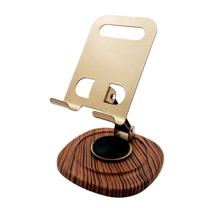 Cell Phone Stand for Desk - [360° Rotation] Foldable Mobile Stand, Office Desk Accessories Gifts for All smartphones