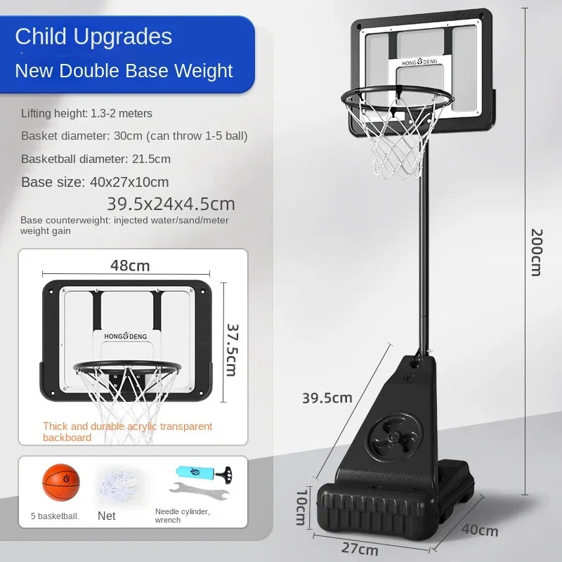 Basketball stand Lifting shot frame Ball basket Kindergarten ball boys Indoor and outdoor household