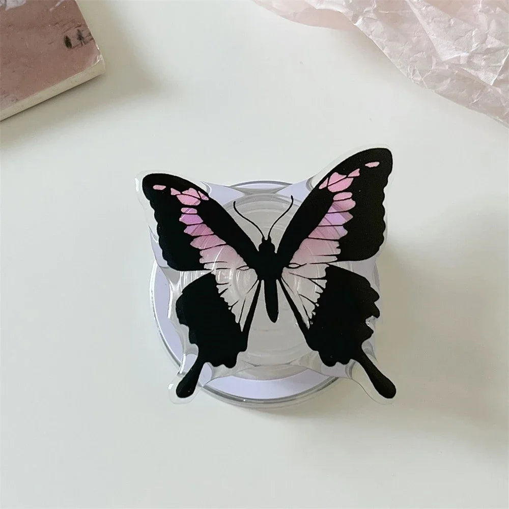 Cute Butterfly Magsafe Phone Grip Tok Sockets Cellphone Accessories Mobile Bracket Korea Griptok Phone Stand Holder
