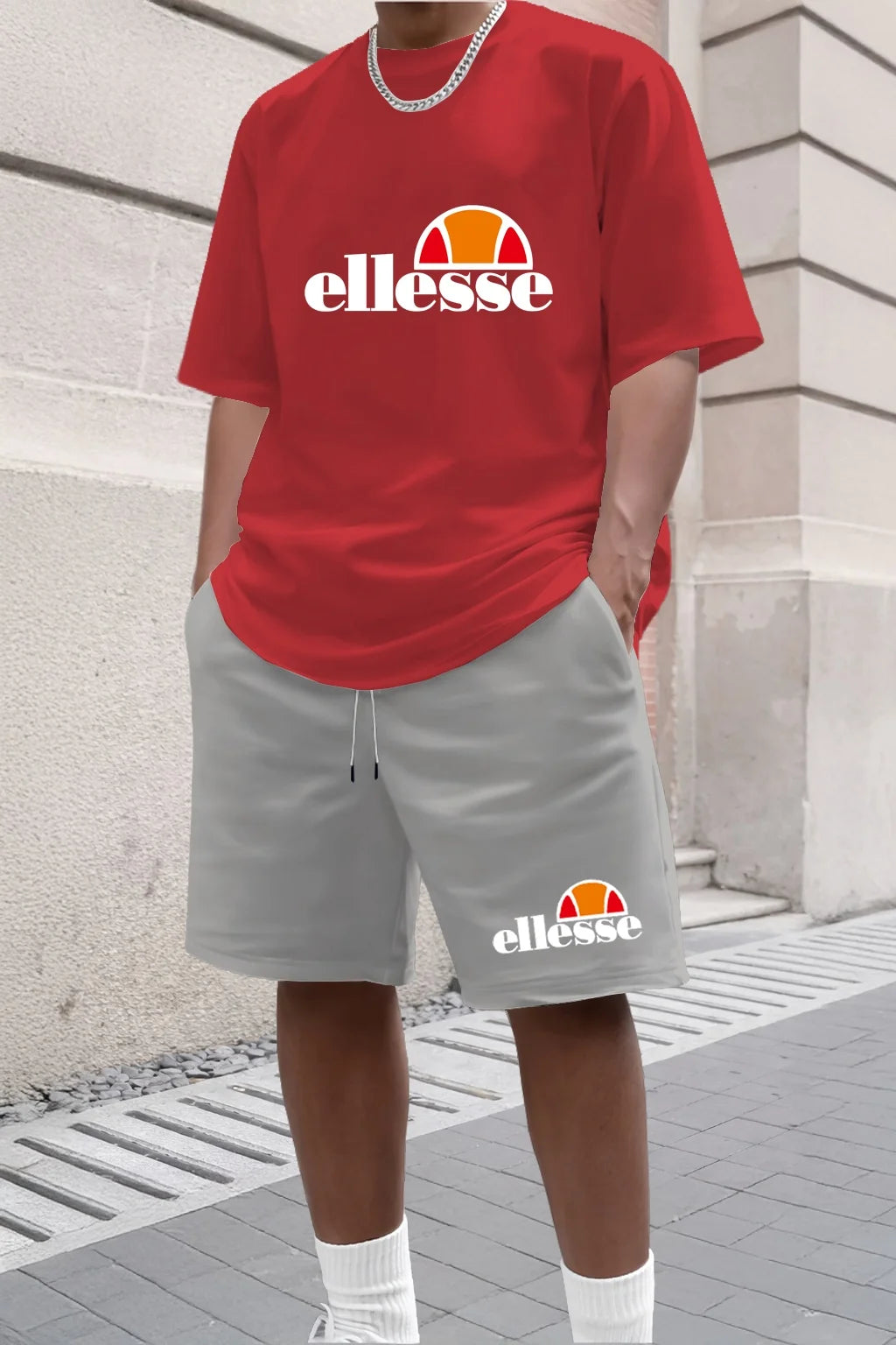 Men's Casual Summer T-Shirt & Shorts Set