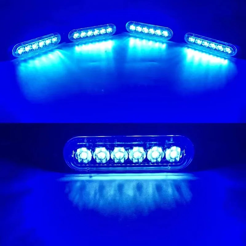 24 LED Strobe Light Wireless Car Emergency Flashing Light Car LED 12V Trailer Truck Strobos Police Warning Light Auto Diode Lamp