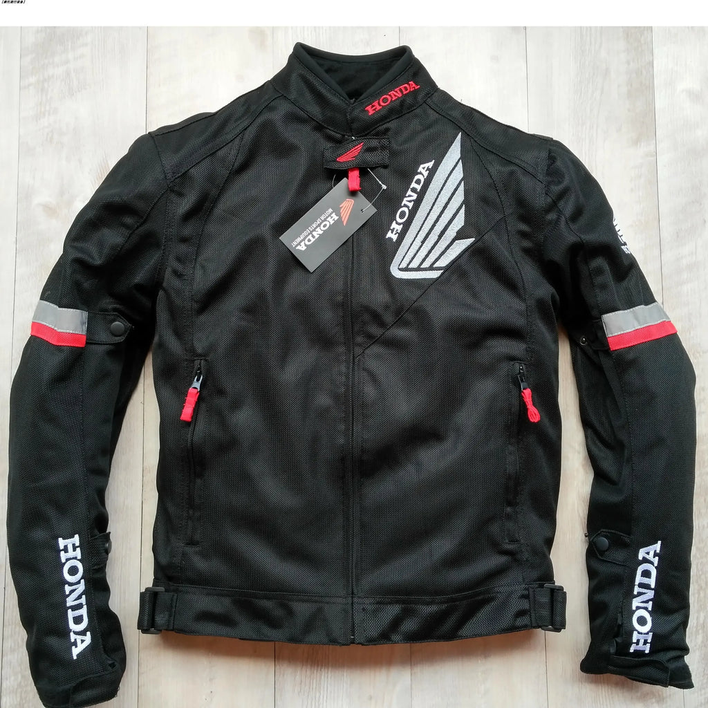 2025 New Honda Motorcycle Jacket with CE Body Armor Racing Motorbike Jackets Men Women Riding Wear-resistant Moto Clothing
