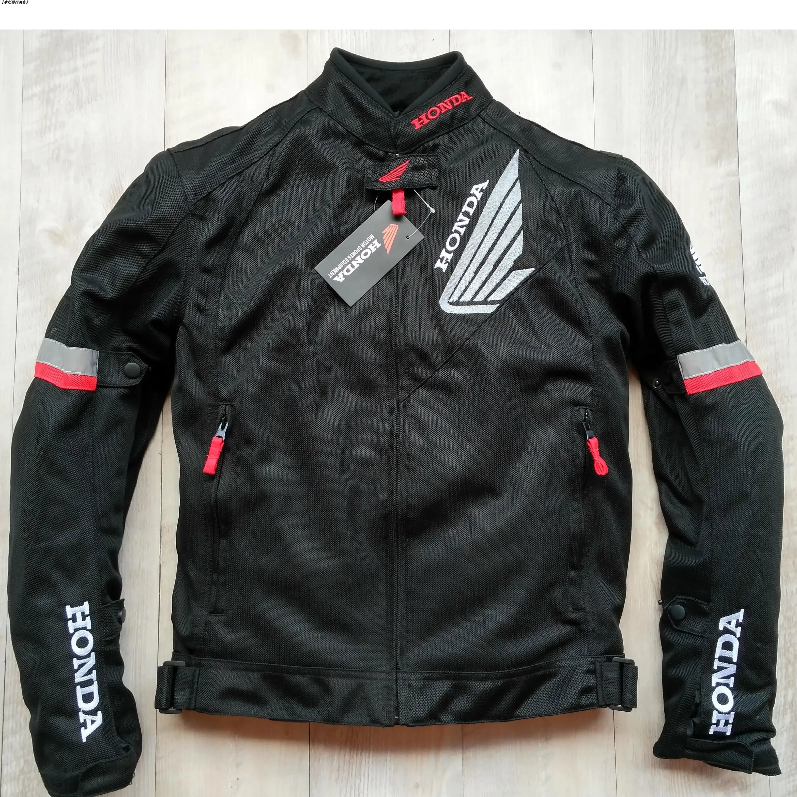 2025 New Honda Motorcycle Jacket with CE Body Armor Racing Motorbike Jackets Men Women Riding Wear-resistant Moto Clothing