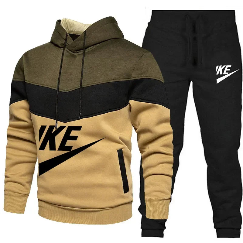 Men's Fleece Zip Hoodie & Jogger Tracksuit