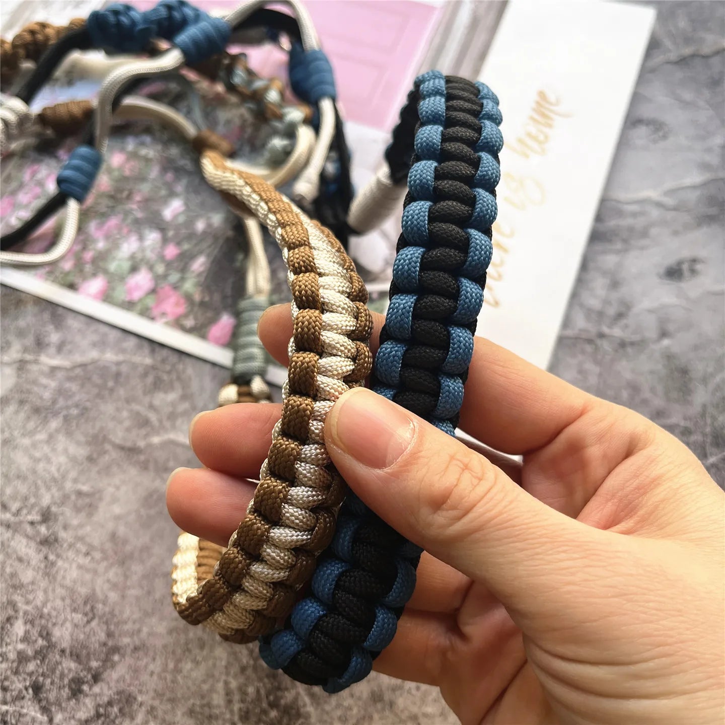 Phone Chain Handmade Cellphone Accessories Removable Laces for Keys DIY Hand Knitting Shoulder Strap Smartphone Premium Lanyard