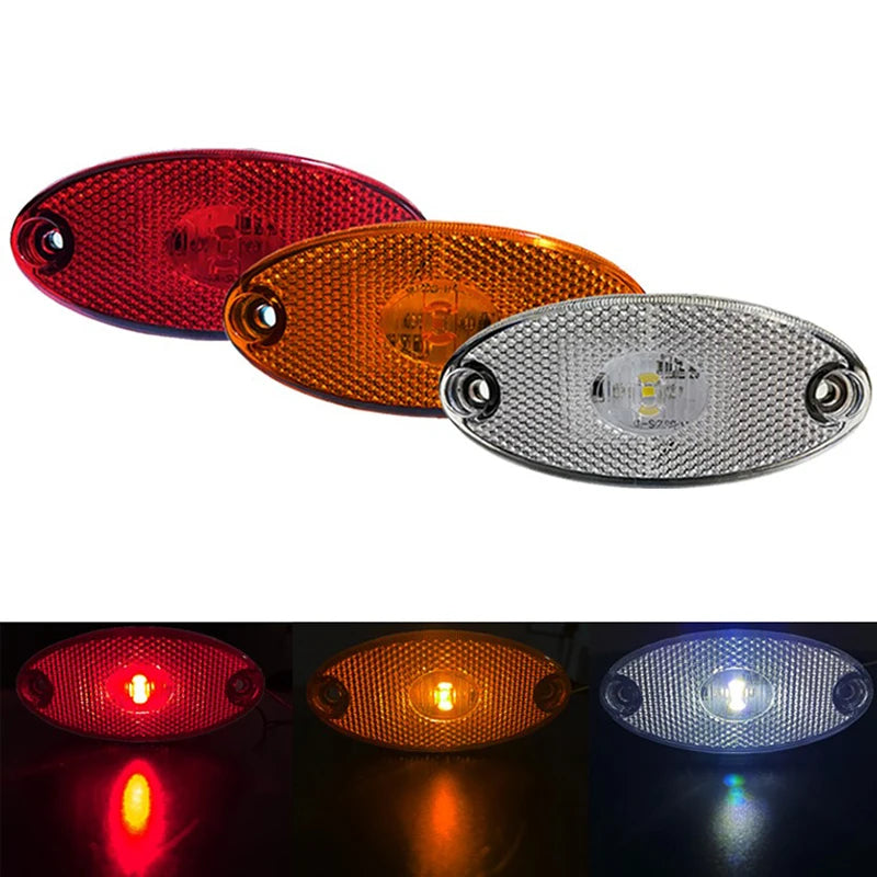 3LED 12V 24V LED Side Marker Lights for Trailers Trucks Caravans - Truck Side Marker Light Bar
