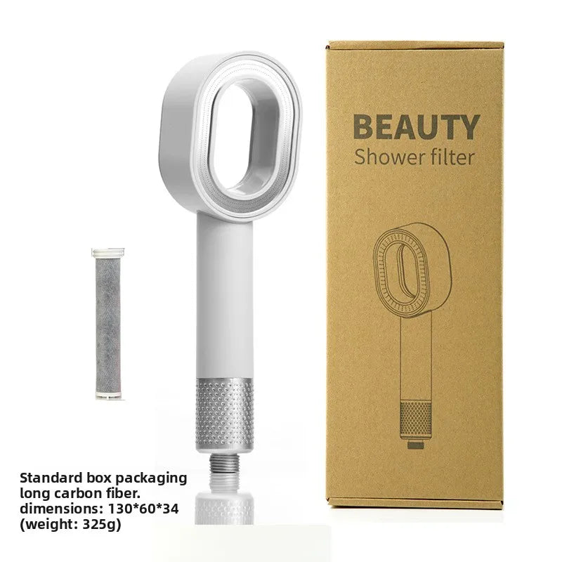 Filter Shower Head High Pressure Beauty Rain Faucet Showerhead Filtration Purification Bathroom Accessories Filtered Water