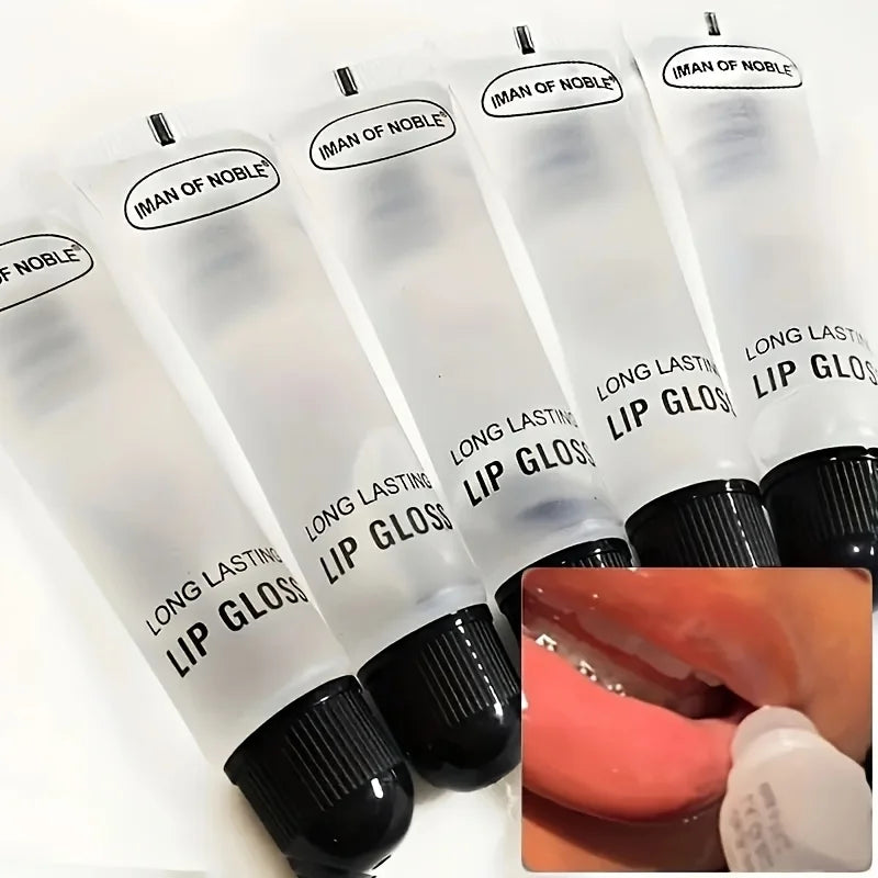 5pcs Glossy Finish Lip Gloss, Moisturizing Cream for All skin Types,Non-Sticky Hydrating Lip Oil, Long-Lasting Shine for Dry Lip