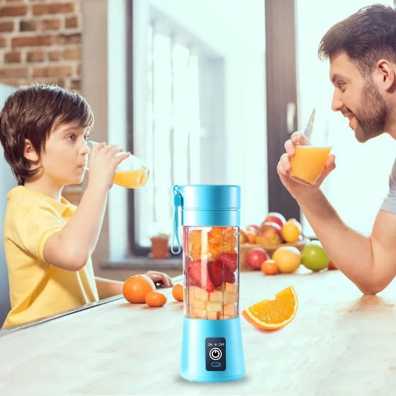 380ml Mini Blender Portable Blender Home USB Juicing CupRechargeable Smoothie Maker Sports Bottle for Shakes Smoothies Juice