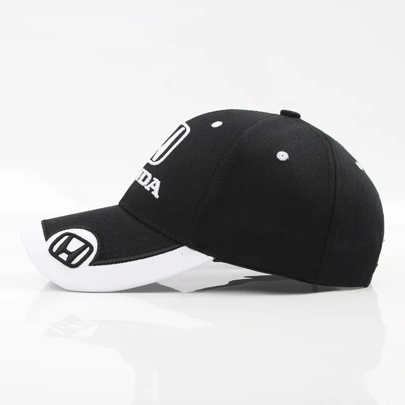 HONDA Hip-hop Hat Baseball Cap Outdoor Summer Sport Hat Embroidered Men Baseball Cap For Honda Civic Accord CRV HRV Jazz Sticker