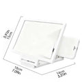 Mobile Phone Screen Magnifier HD Magnifying Lightweight Tool Portable Phone Screen Magnifier for Daily Reading Learning Movie