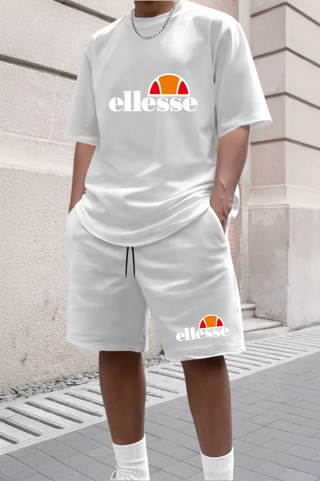 Men's Casual Summer T-Shirt & Shorts Set