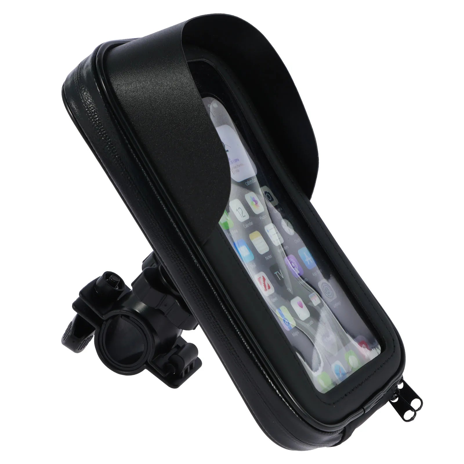 Waterproof Bicycle Cell Phone Holder Motorcycle Bike Handlebar Mobile Phone Bag For iPhone Huawei Realme Phone Stand Accessories