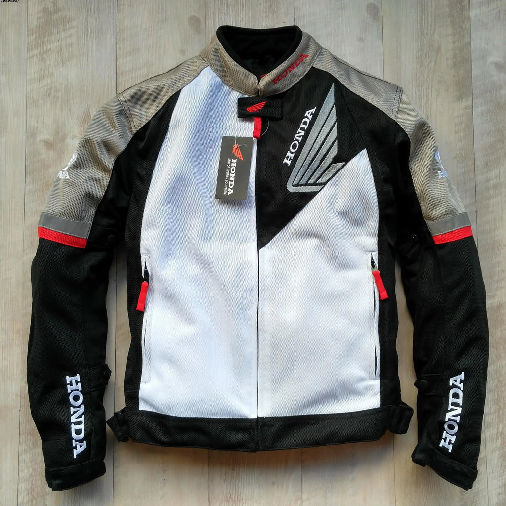 2025 New Honda Motorcycle Jacket with CE Body Armor Racing Motorbike Jackets Men Women Riding Wear-resistant Moto Clothing