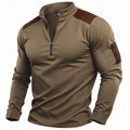 Men's Stand Collar Zip-Up Hooded Jacket, 2025 Fall and Winter Plus Size Oversized Hoodie | Workwear Style Casual Athletic Top