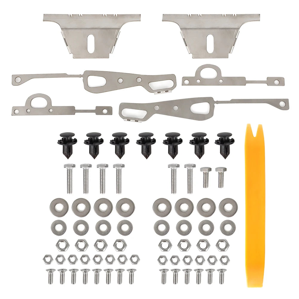 For Honda Civic 96-00 EK Hatchback Coupe With Hardware Hatch Front And Rear Bumper Lifts Car Accessories