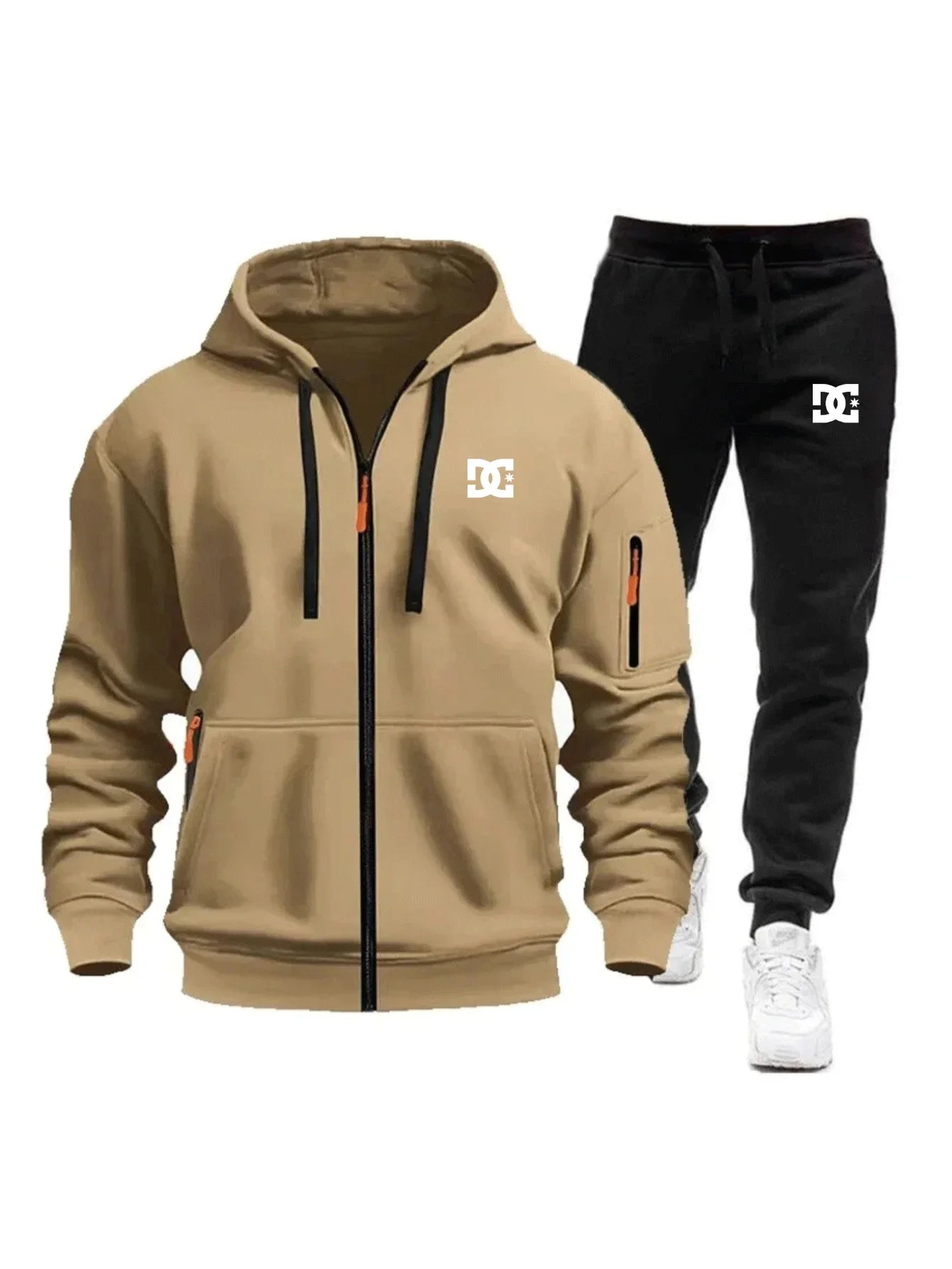 2026 Autumn Winter Men's Clothing Casual Sweatshirt Suit Sweatshirts for Men Daily Tricolor Hoodies Hot Sports Tracksuit Jogging