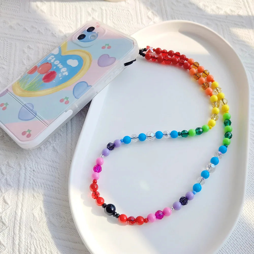 Camera Backpack Chain Jewelry Phone Chain Strap Wholesale Phone Charm Beads 2023 New Cell Phone Lanyard Mobile Holder Accessorie