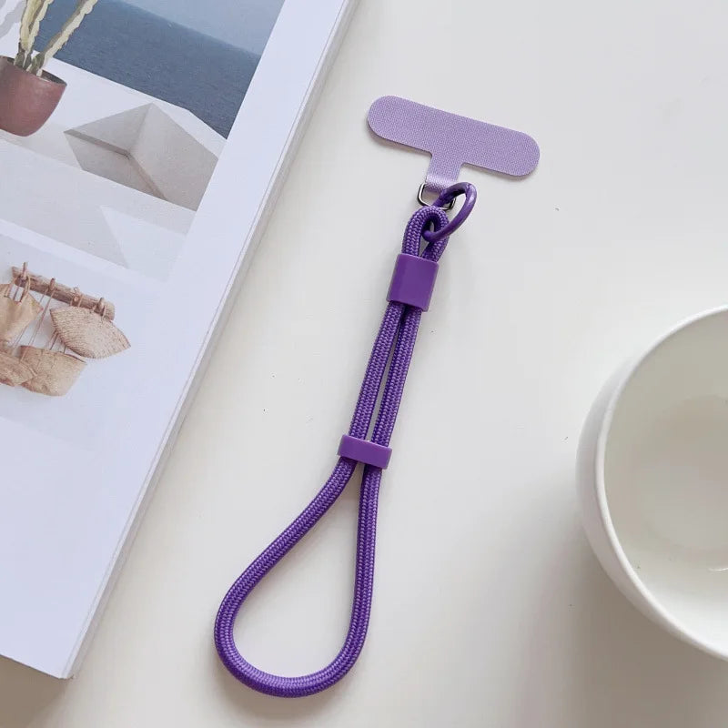Mobile Phone Adjustable Short Lanyard Universal Colorful Hand Wrist Straps Rope For Cell Phone Case Accessories Anti-Lost Straps