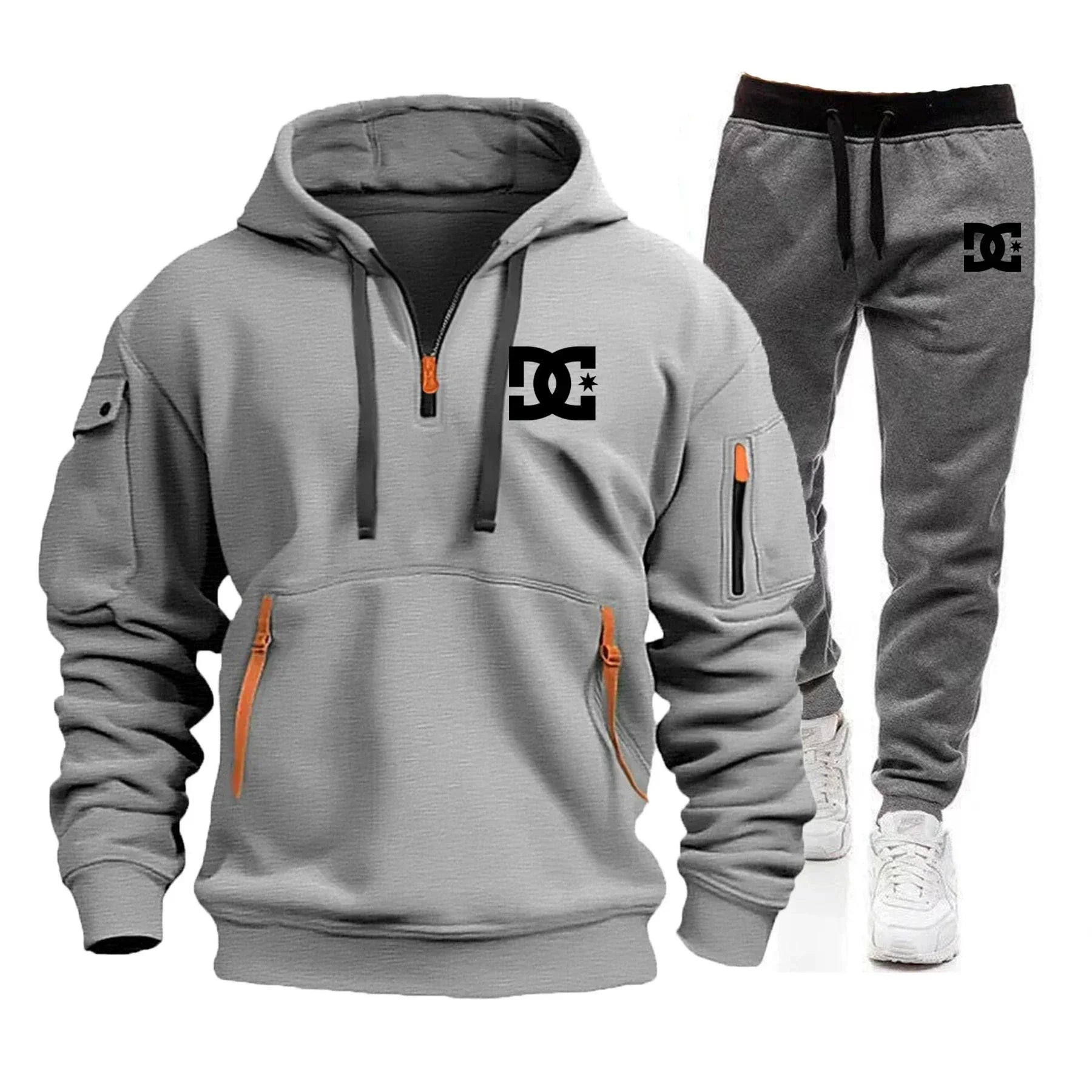 Men's Hoodie Sets for Autumn and Winter Featuring Casual Fashionable Comfortable and Personalized Jogging Suits and Sport Pan