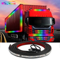 24V Truck Lights LED Strips DRL Brake Warning Driving Lights Bar Car Atmosphere Lamp Exterior Decoration Ambient Light
