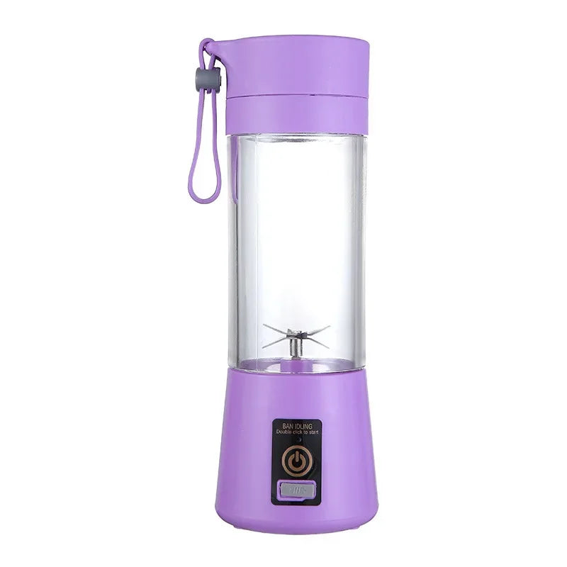 380ml Mini Blender Portable Blender Home USB Juicing CupRechargeable Smoothie Maker Sports Bottle for Shakes Smoothies Juice